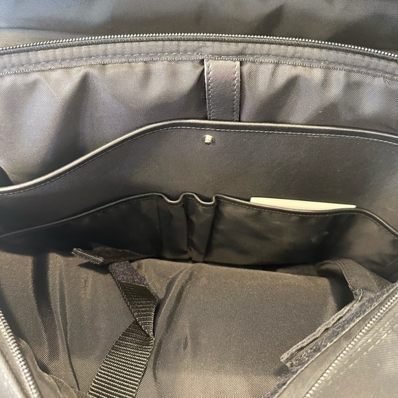 VINTAGE Coach Black Nylon & Leather Briefcase/Laptop Bag 51113 - Picture 10 of 16